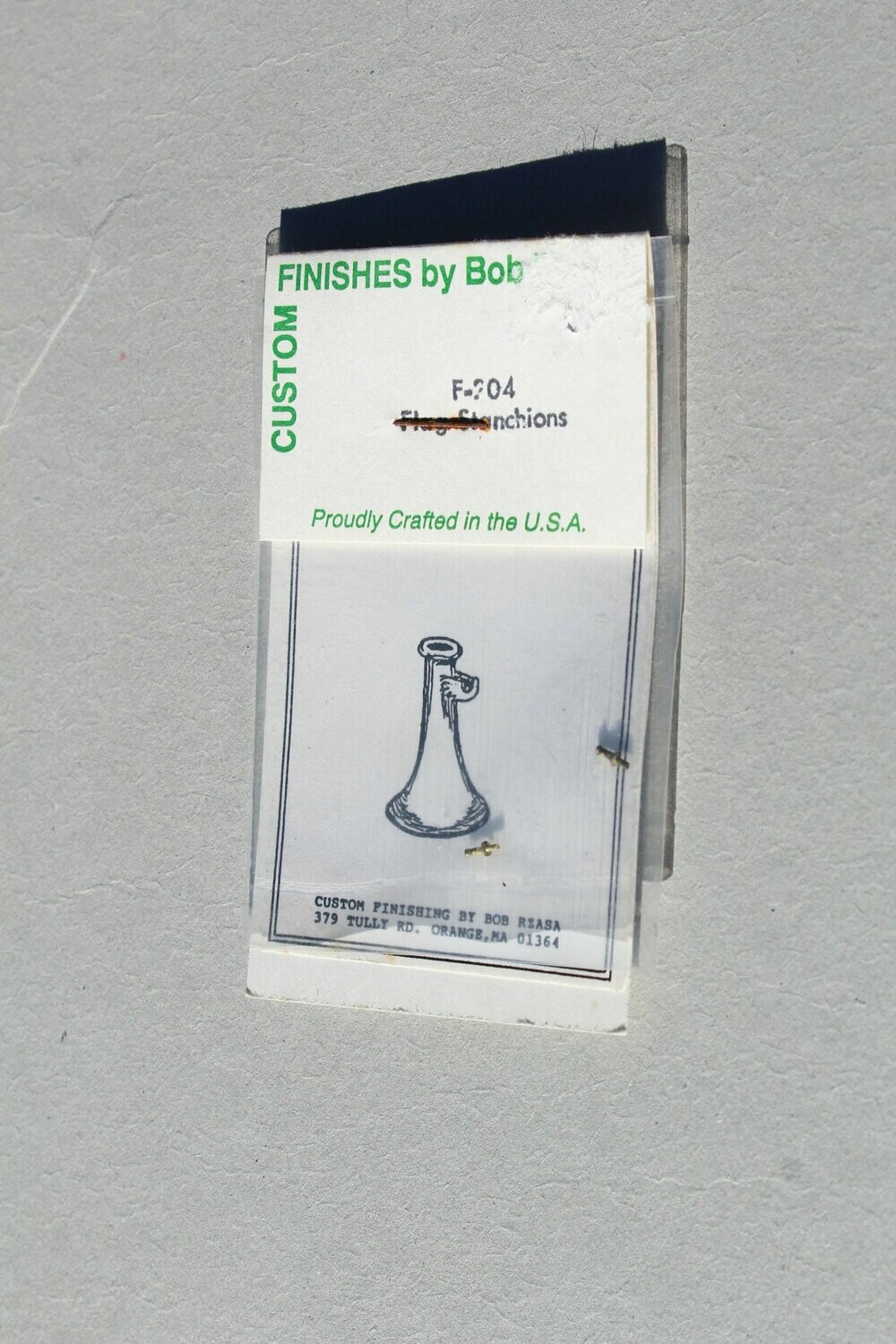 Custom Finishing/Finishes 204 Stanchion, Flag