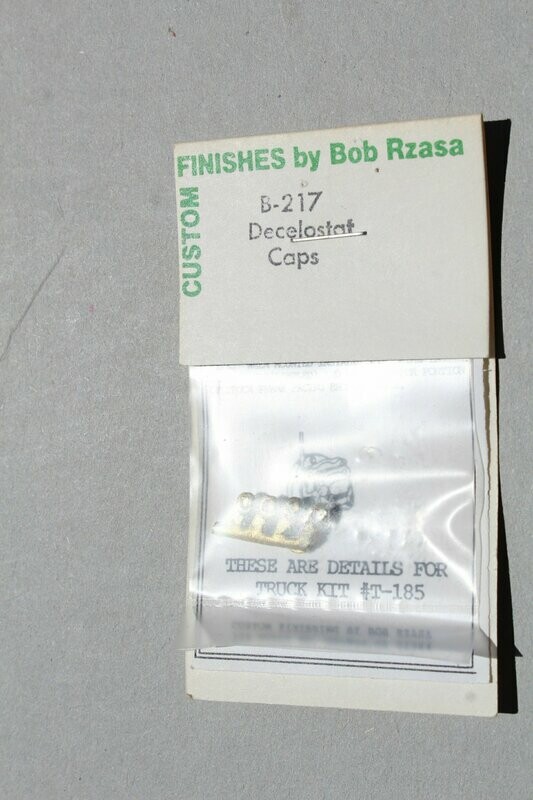 Custom Finishing/Finishes 217 Decelostat Caps