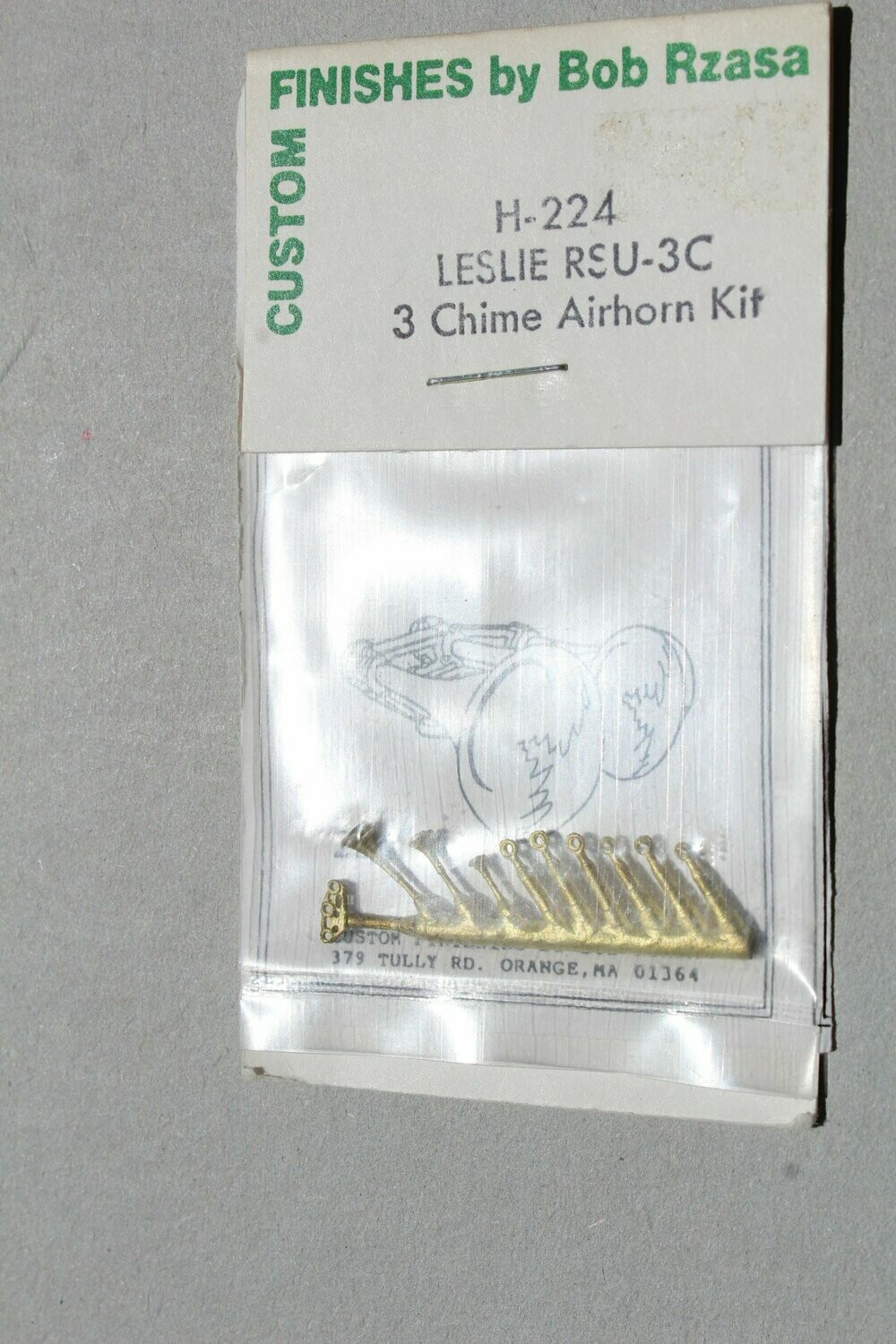 Custom Finishing/Finishes 224 Leslie RSU-3C 3 chime airhorn KIT