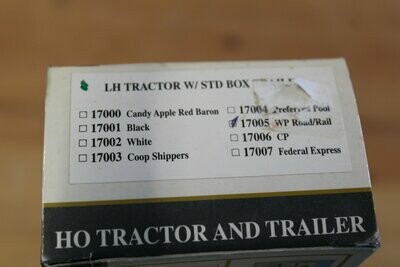 Model Power 17005 Long-Haul Tractor with Western Pacific Trailer