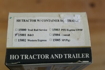 Model Power 15001 B & O Tractor & Trailer