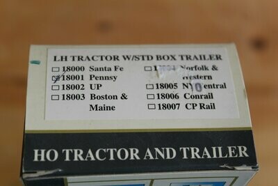 Model Power 18001 LH Tractor with PRR Trailer