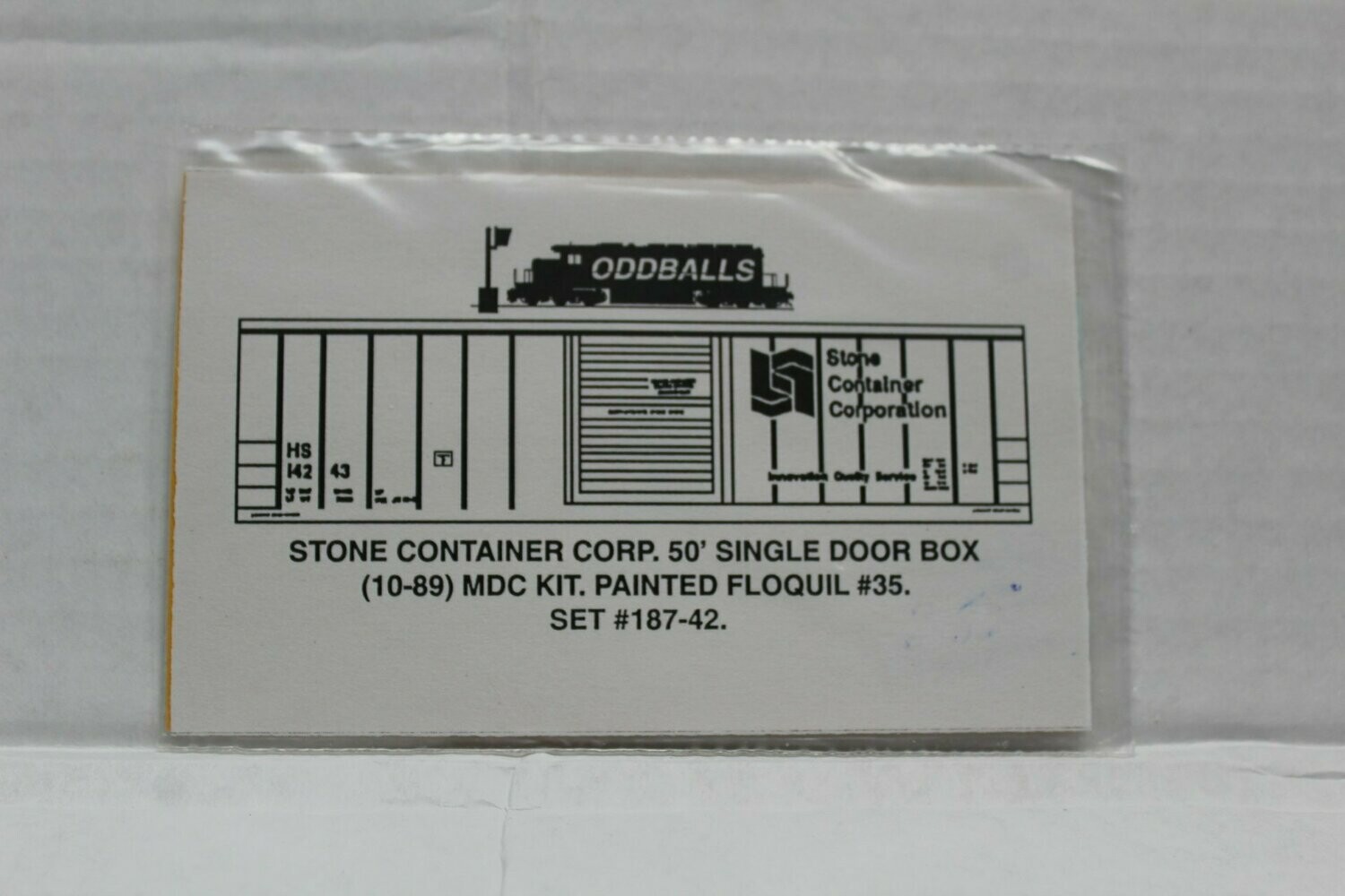 Stone Container 50' BX Decal set ODDBALLS