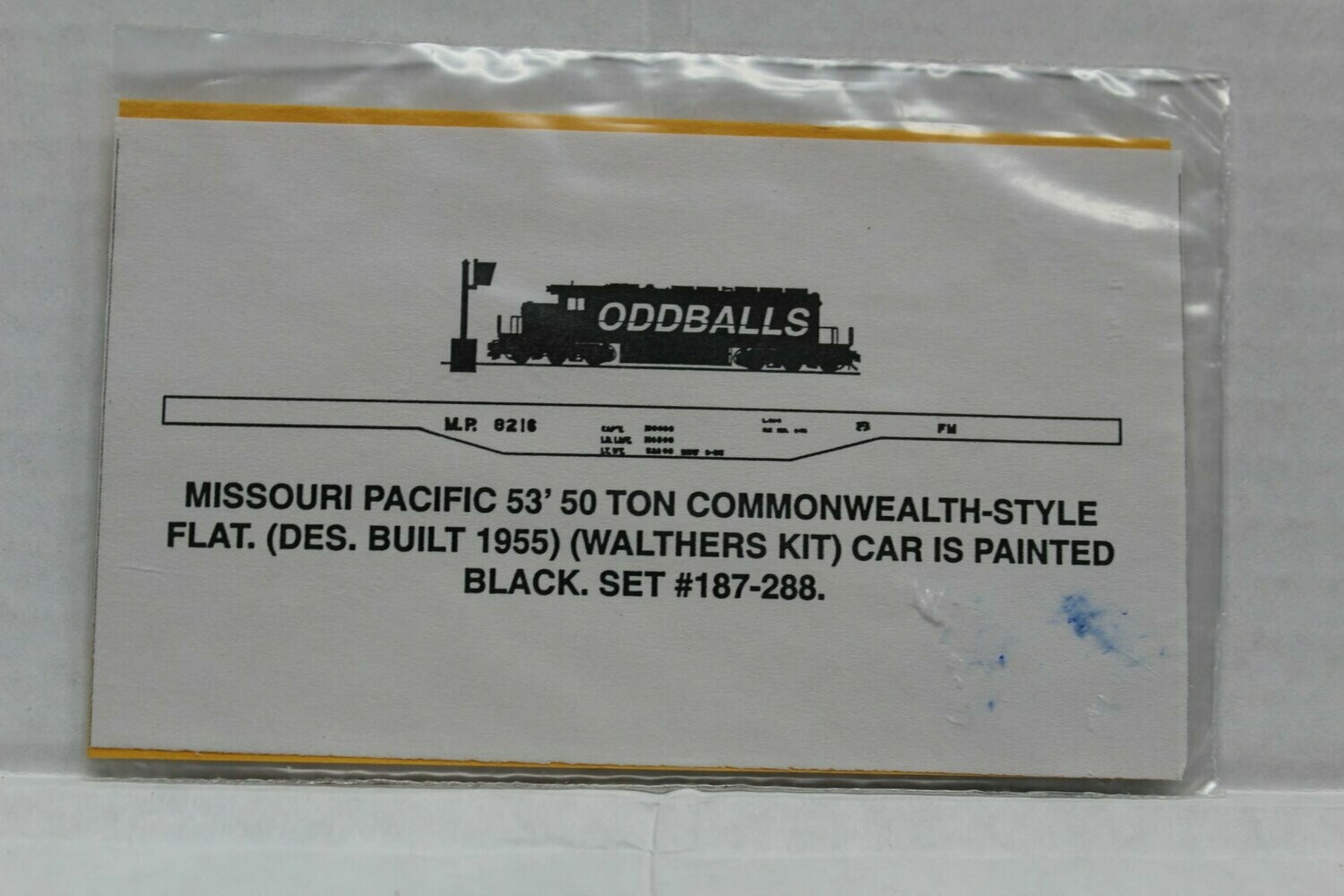 Missouri Pacific 53' 50 Ton Flat ODDBALL