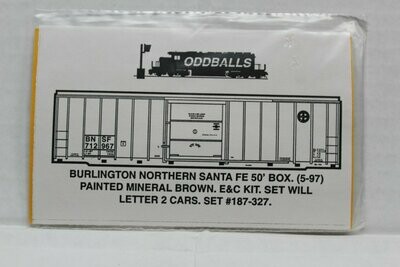 BNSF 50' Boxcar Decal set ODDBALLS
