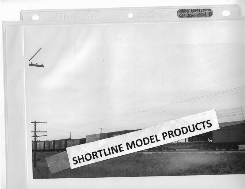 Nickle Plate Road (NKP) and Frisco Trailers on Flat cars 1956