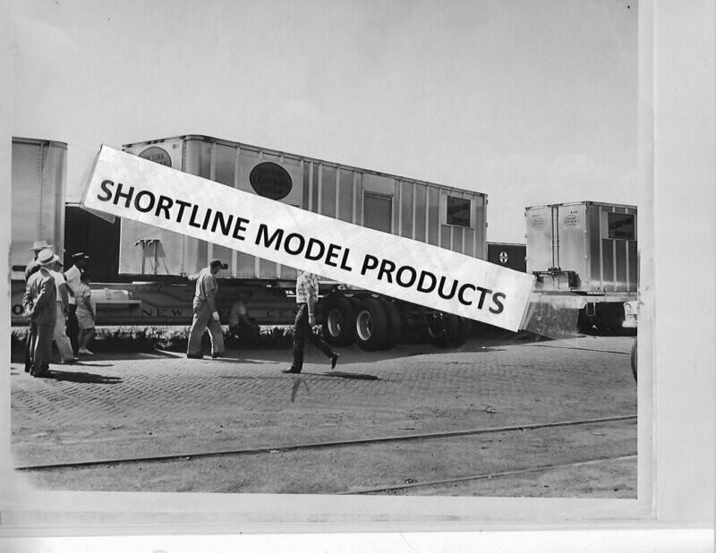 New York Central (NYC) FLEXI-VAN 9911 Trailer DEMO 1958