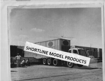 New York Central (NYC) FLEXI-VAN 9911 Trailer and Tractor DEMO 1958