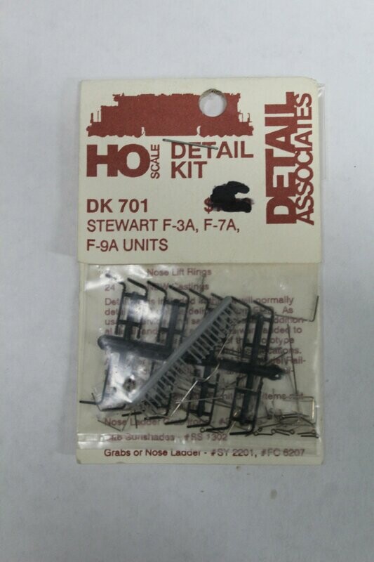Detail Associates 701 Stewart (Bowser) F-3A,F-7A, or F-9A Detail kit