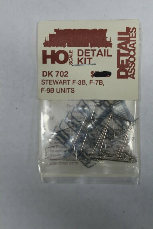 Detail Associates 702 Stewart (Bowser) F-3B,F-7B, or F-9B Detail kit