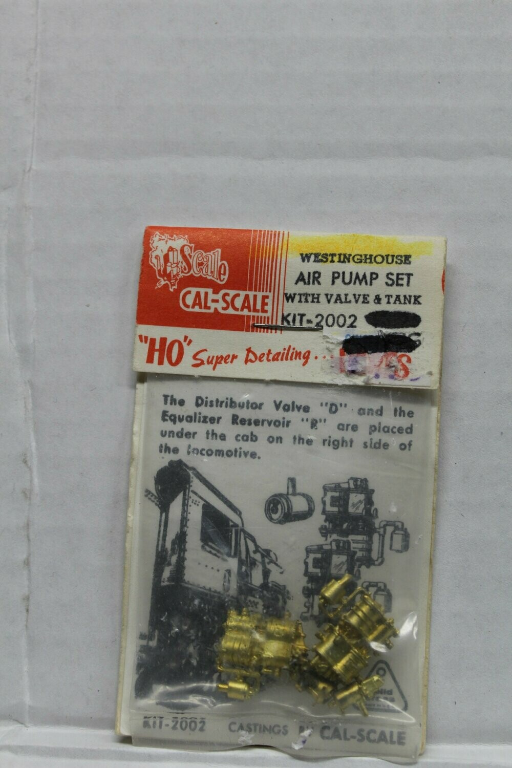CAL-SCALE (190) Westinghouse Air Pump Set