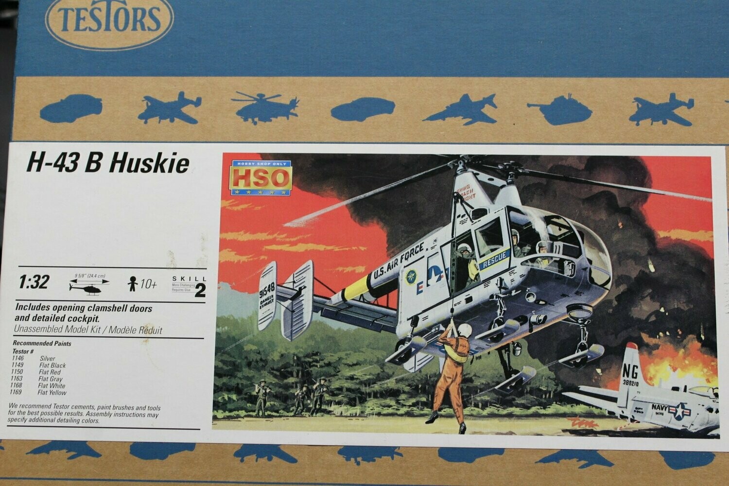 H-43 B Huskie (PEDRO) 1:32 Model