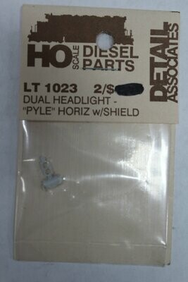 Detail Associates 1023 Dual Headlight PYLE HORIZONTAL W/SHIELD