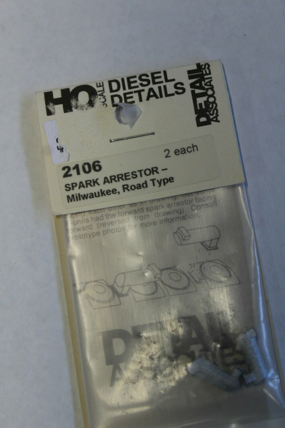 DETAIL ASSOCIATES 2106-2 SPARK ARRESTOR MILW ROAD TYPE