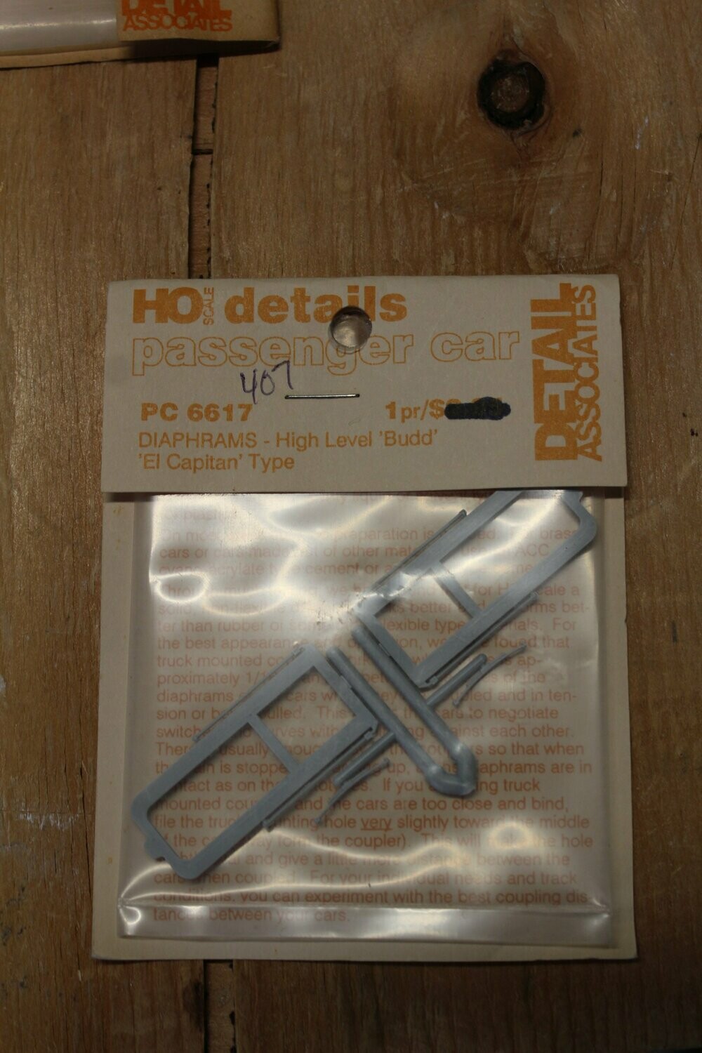 DETAIL ASSOCIATES  6617 DIAPHRAMS HIGH LEVEL BUDD