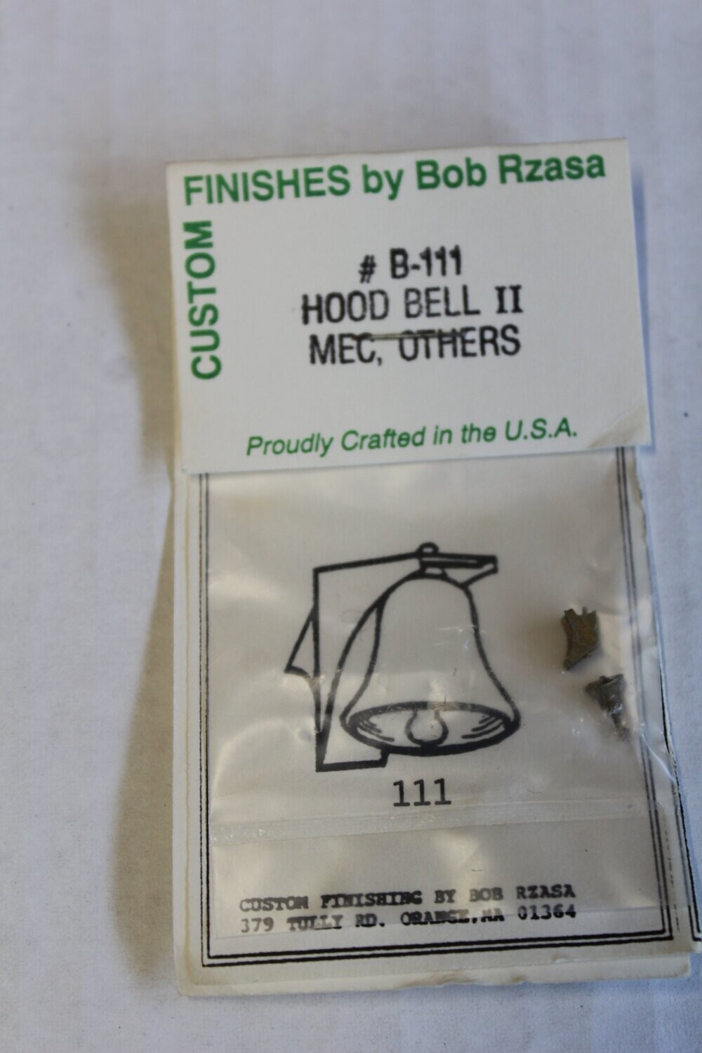 Custom Finishing/Finishes 111 BELL