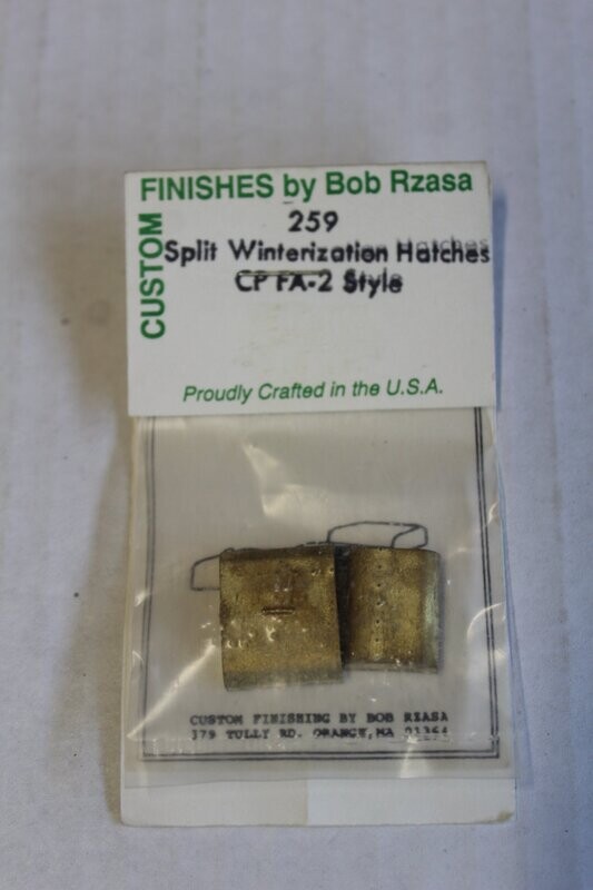 Custom Finishing/Finishes 259 WINTERIZATION HATCHES SPLIT CP FA-2