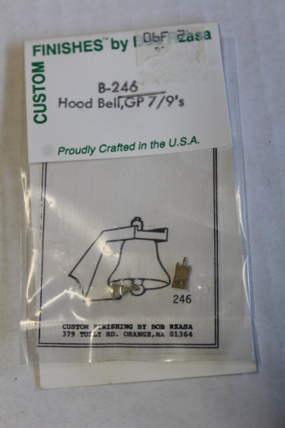 Custom Finishing/Finishes 246 BELL HOOD GP7/9's
