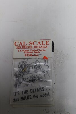 CAL SCALE 190-460 FA ALCO WATER COOLED TURBO EXHAUST STACK