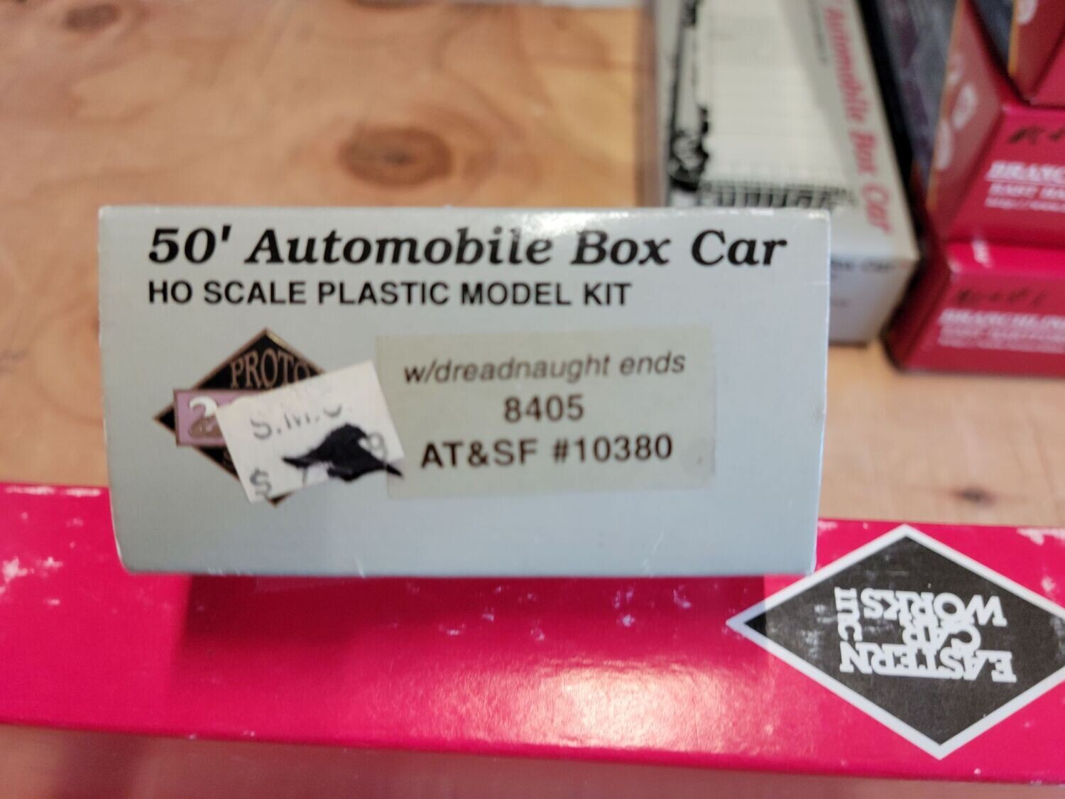 LIFE LIKE 8405 ATSF 50' AUTOMOBILE MX  W/Dreadnought Ends
