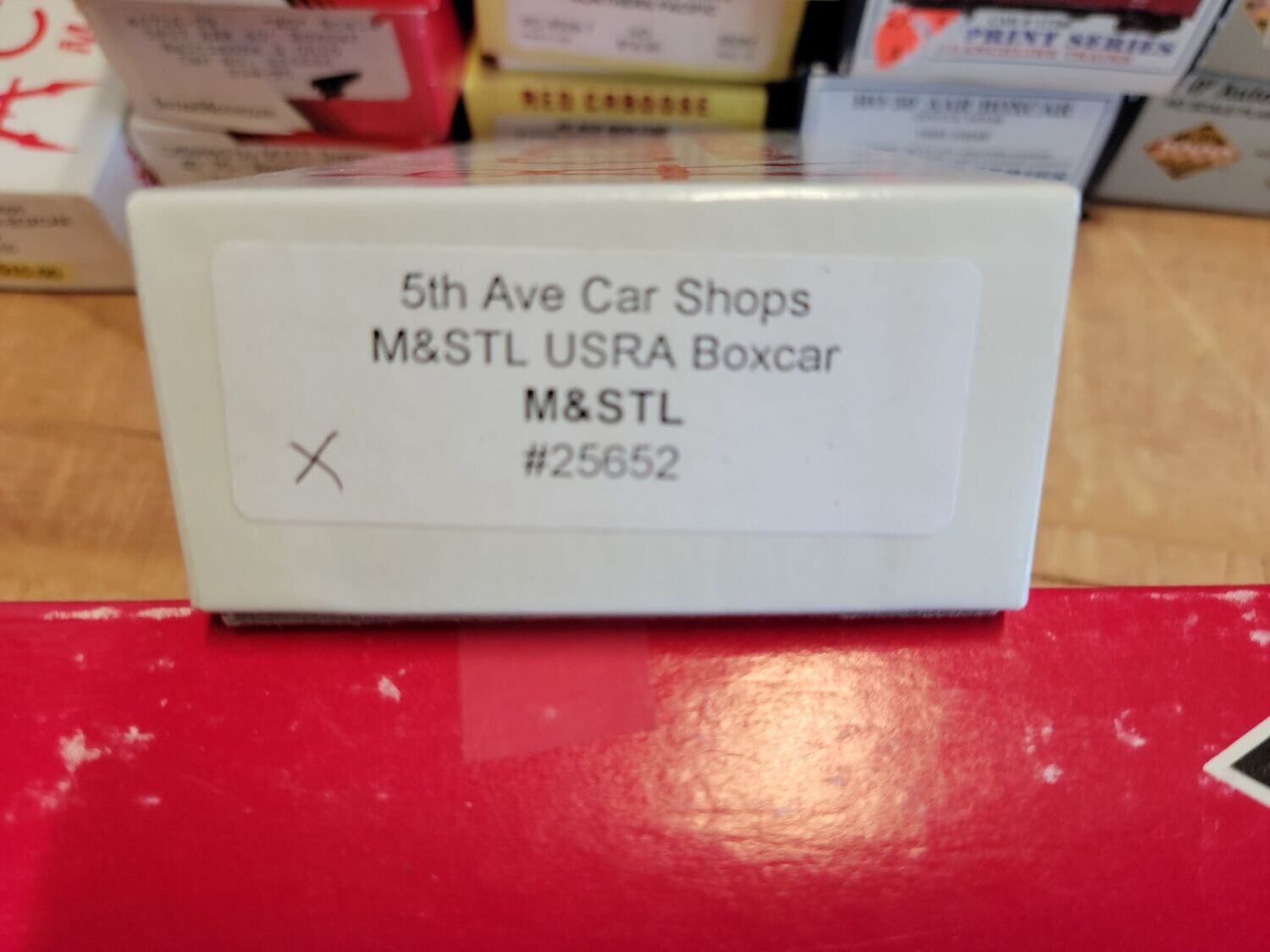 5th AVE CAR Shops M&SL Minneapolis & ST. Louis USRA MX