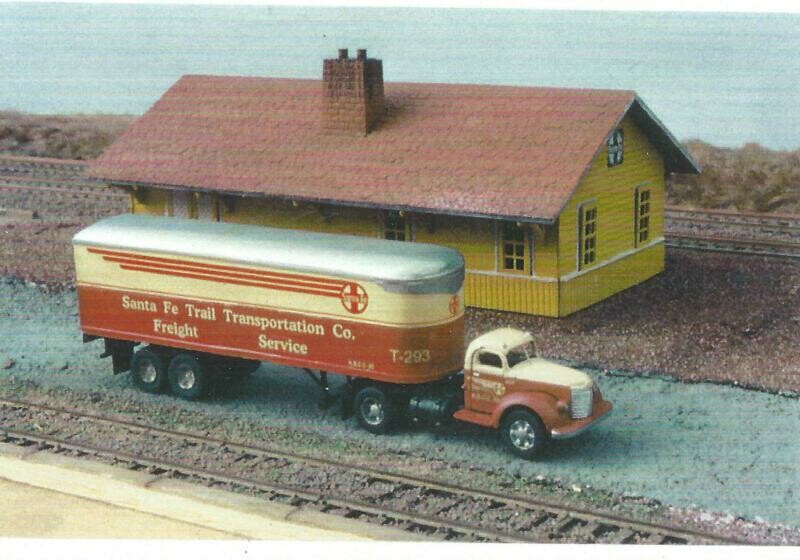 SANTA FE TRAILS TRANSPORTATION CO. HO DECAL FOR 1948 Tractor & Trailer