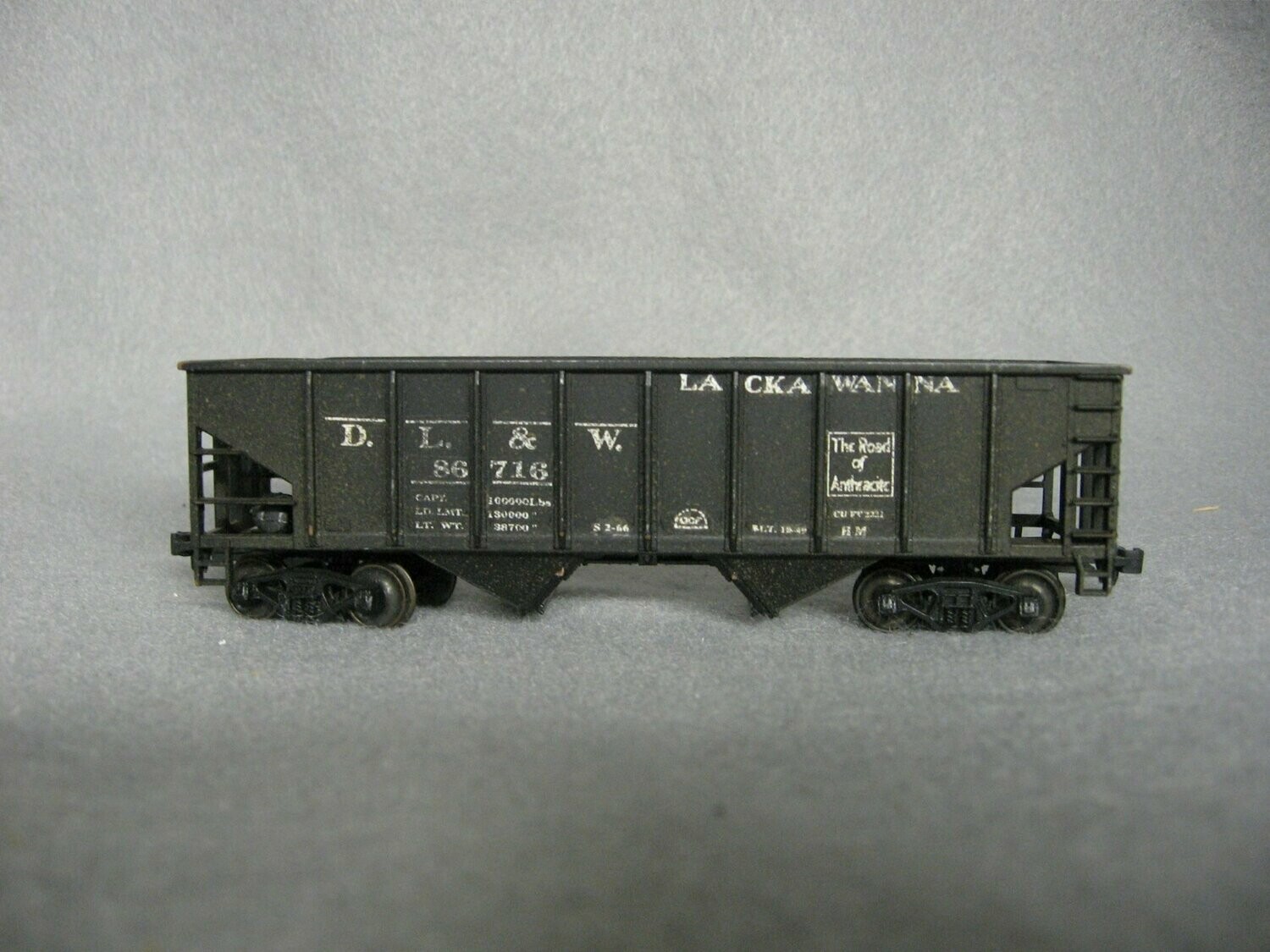 Lackawanna USRA 2 Bay coal hopper HO DECAL (WALTHERS/TMI) will do 2 cars