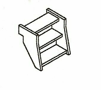 Caboose Steps HO 4 Each