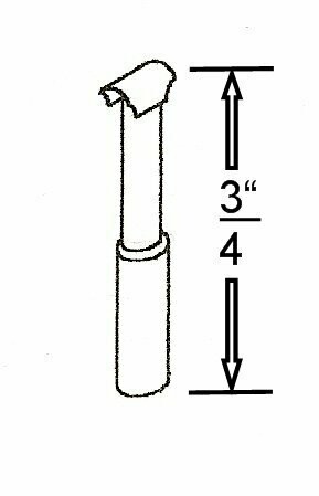 Caboose Stack  HO 2 Each