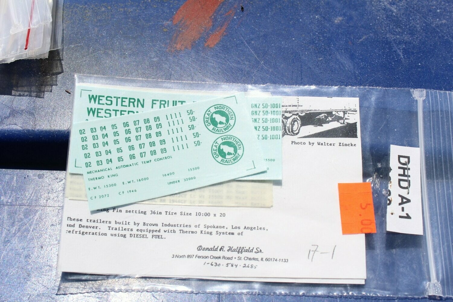 Western Fruit Express Trailer Decal