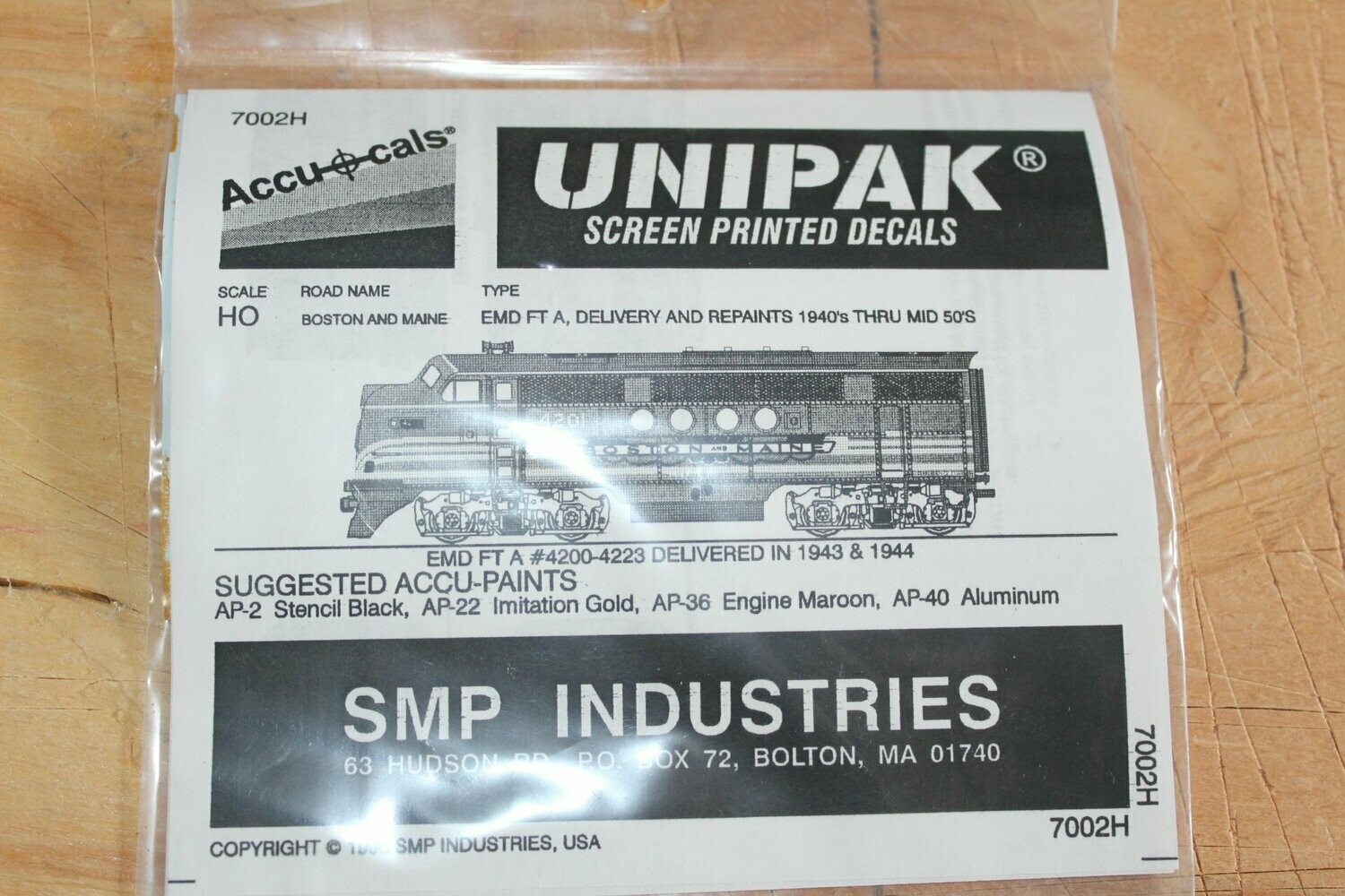 Boston and Maine B&M FTa as delivered 1943 & 1944