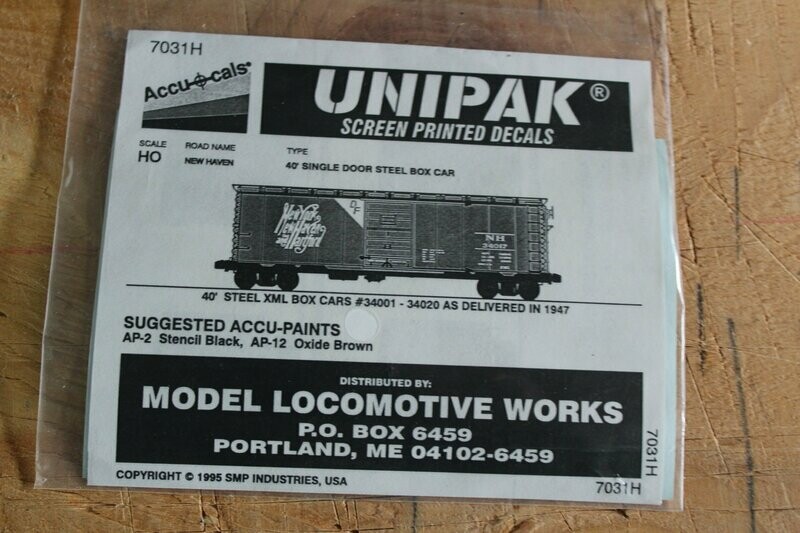 New Haven NH 40ft boxcar as delivered 1947