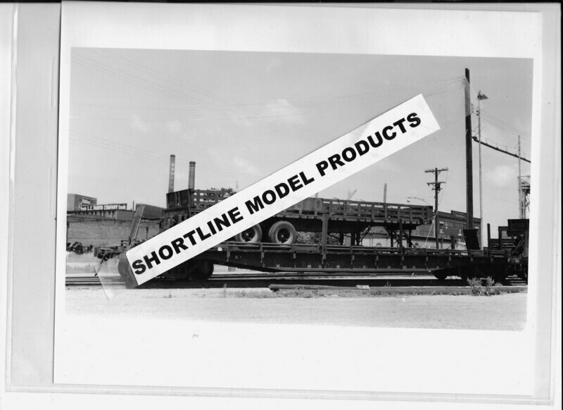 B&O 8733 W- FLAT BED TRAILER