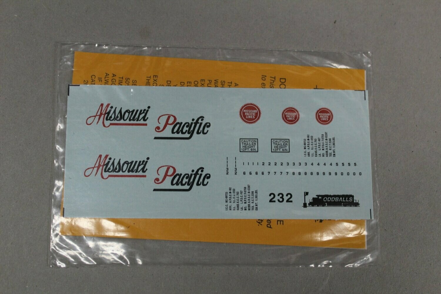 MO-PAC 24' Van TRAILER DECAL SET