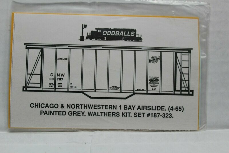 C N W 1 Bay Airslide Decal set ODDBALLS