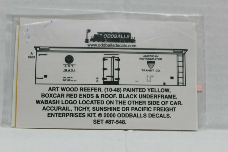 ART Wood Reefer 1948 ODDBALLS
