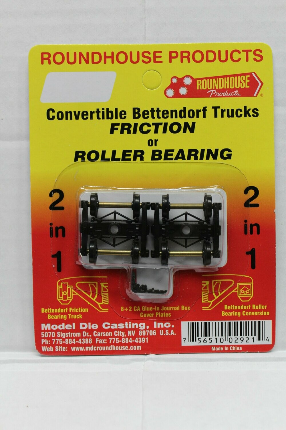 MDC Bettendorf Trucks Friction OR Roller Bearing  twelve (12) package