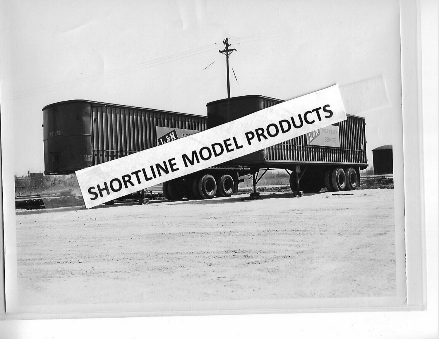 Louisville & Nashville (LN) TT184 & TT178 Trailers 1960