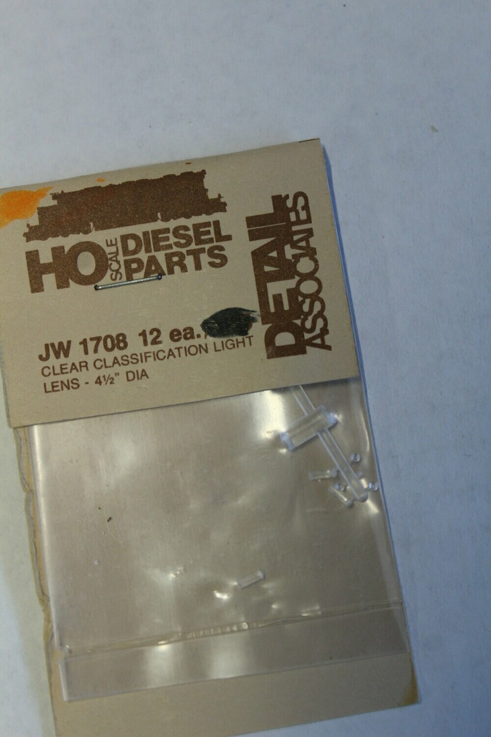 DETAIL ASSOCIATES 1708 CLEAR CLASSIFICATION LIGHTS 4 1/4"