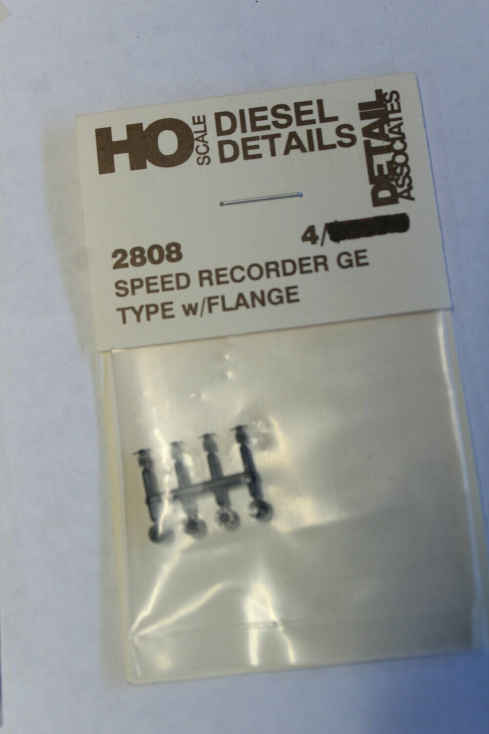 DETAIL ASSOCIATES 2808-4 SPEED RECORDER GE TYPE W/ FLANGE