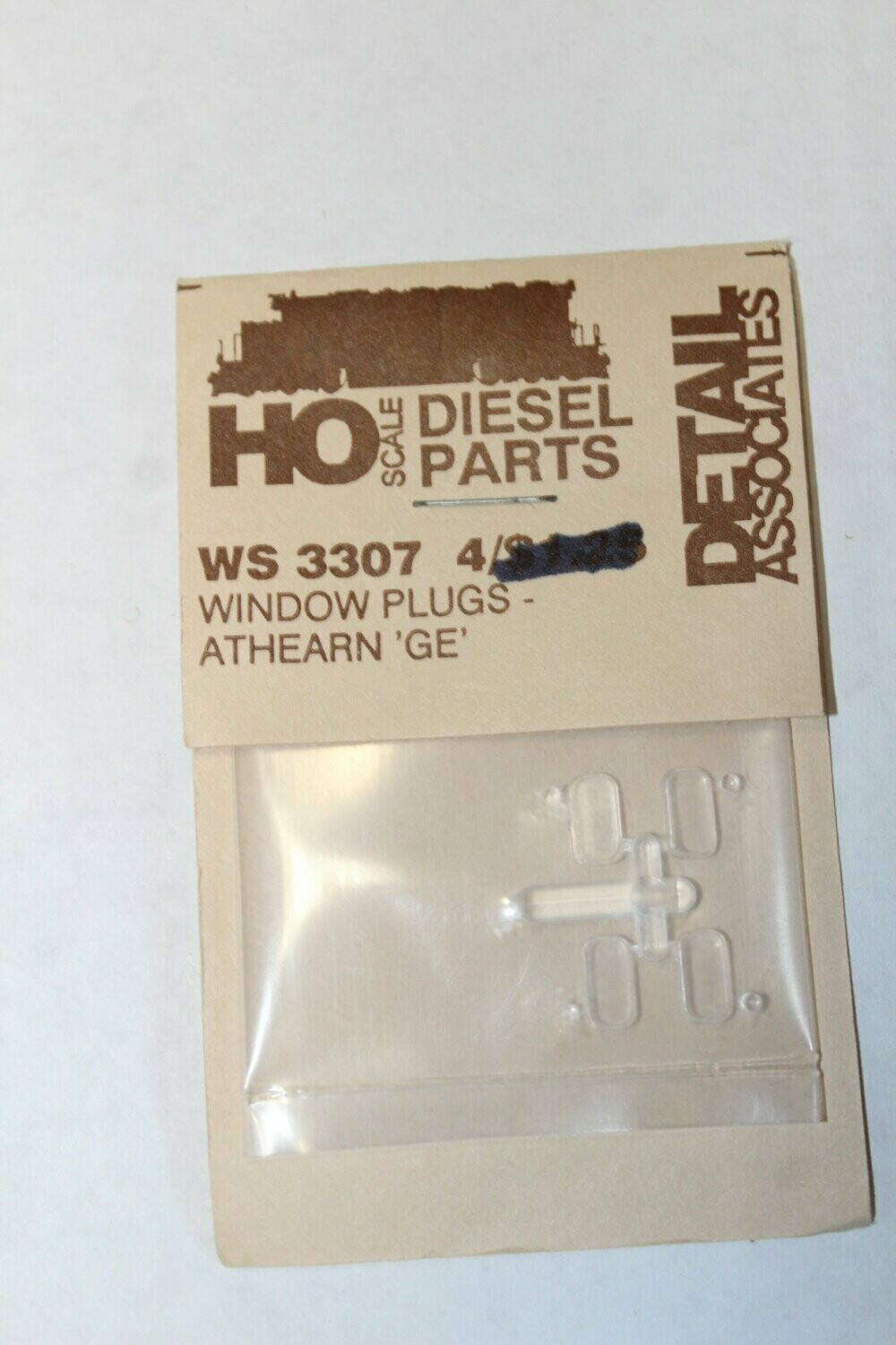 DETAIL ASSOCIATES 3307-4 EXTRA WINDOW PLUGS ATHEARN GE