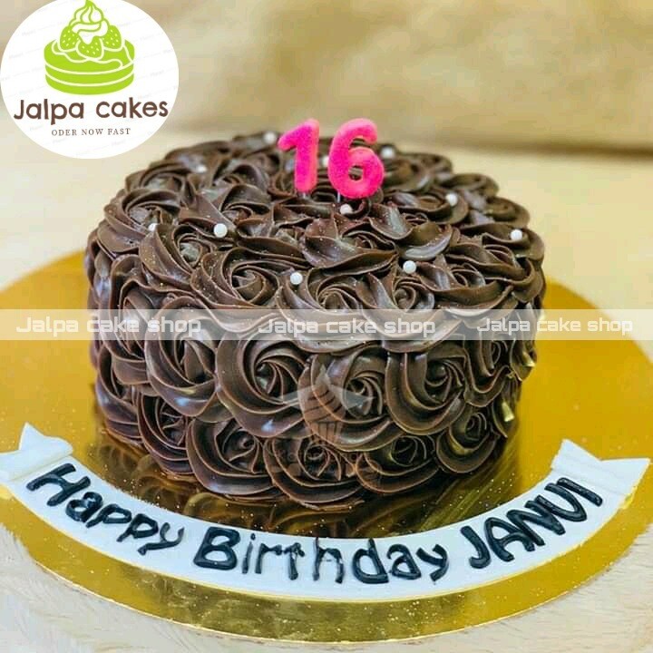 Chocolate rose cake