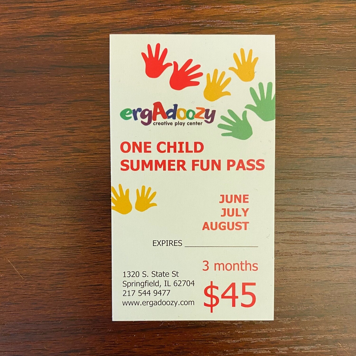 Summer Fun Pass IN STORE PICK UP ONLY