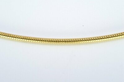 Schlangenkette fein goldplattiert 1.20 mm