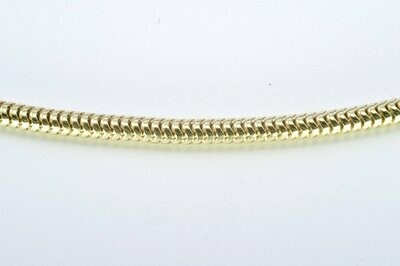 Schlangenkette goldplattiert 1.60 mm
