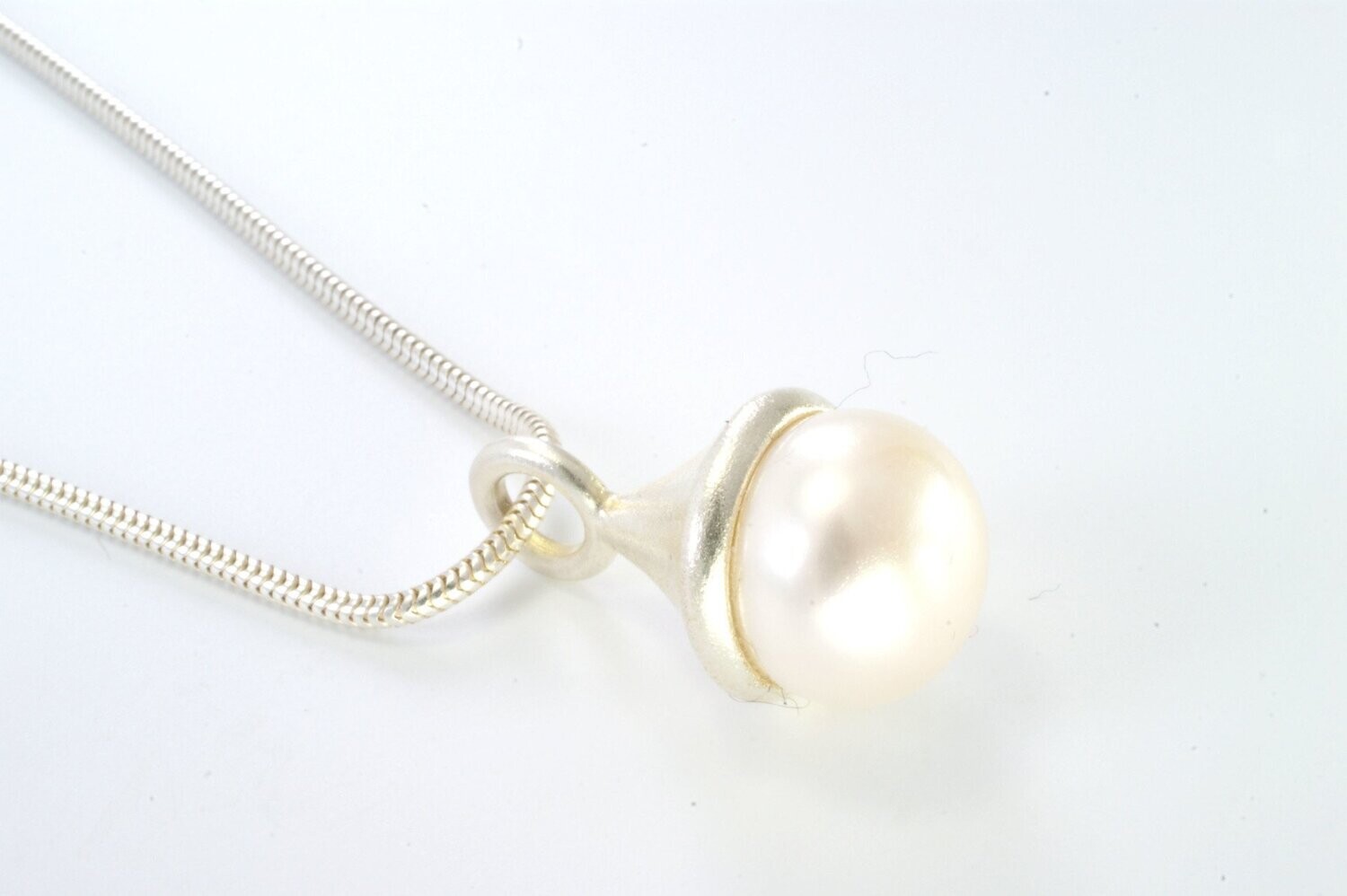 Anhänger Pearl, Legierung: Silber 925