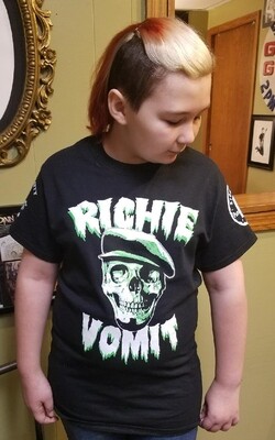Richie Vomit Skull T-Shirt