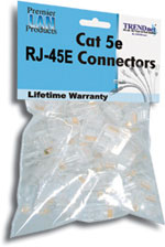 CONECTORES DE RED RJ45 , BOLSA 50 Unidades