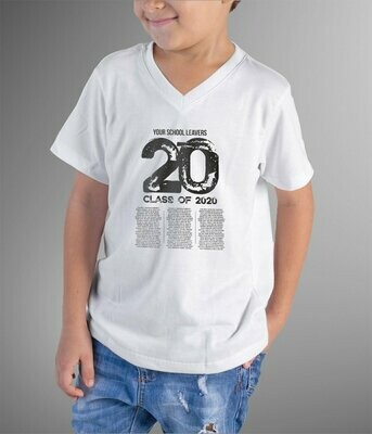 Children's School Leavers T-Shirt 2020 - Style 2 - Bulk Buy