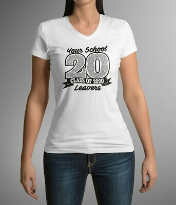 Ladies School Leavers T-Shirt 2020 - Style 1 - Bulk Buy